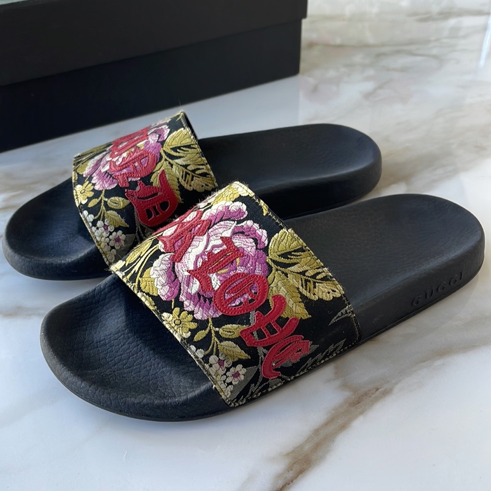 GUCCI BLIND FOR LOVE SLIDES - Picture 6 of 11